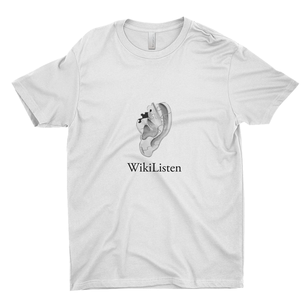 WikiListen White T-Shirt